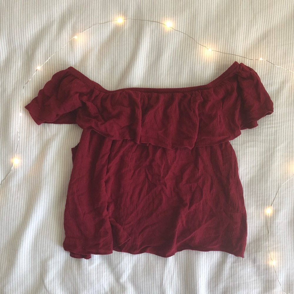 off-shoulder top